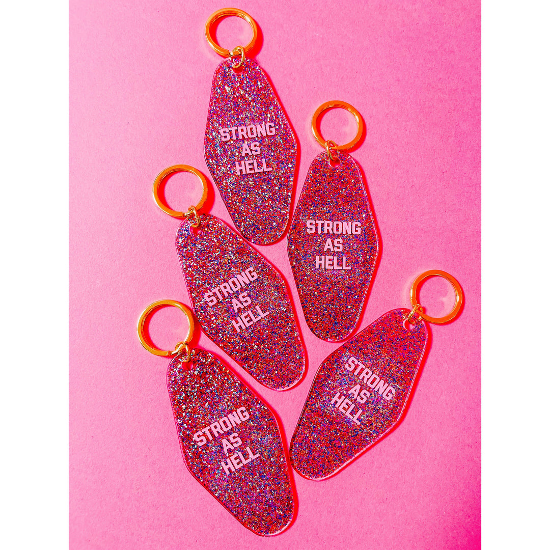 Strong As Hell Keytag