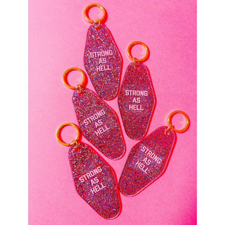 Strong As Hell Keytag