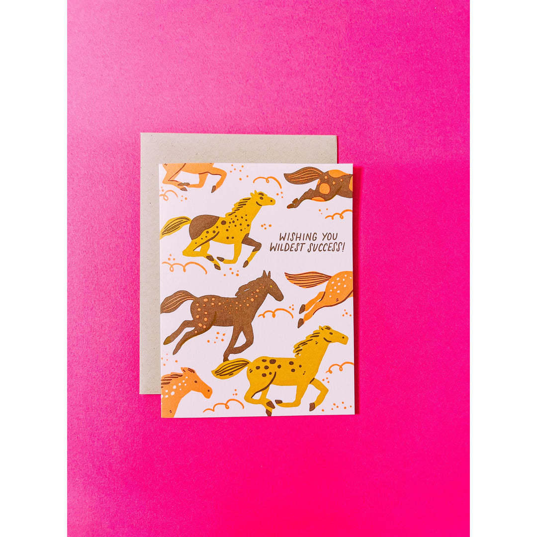 Wild Horses Card