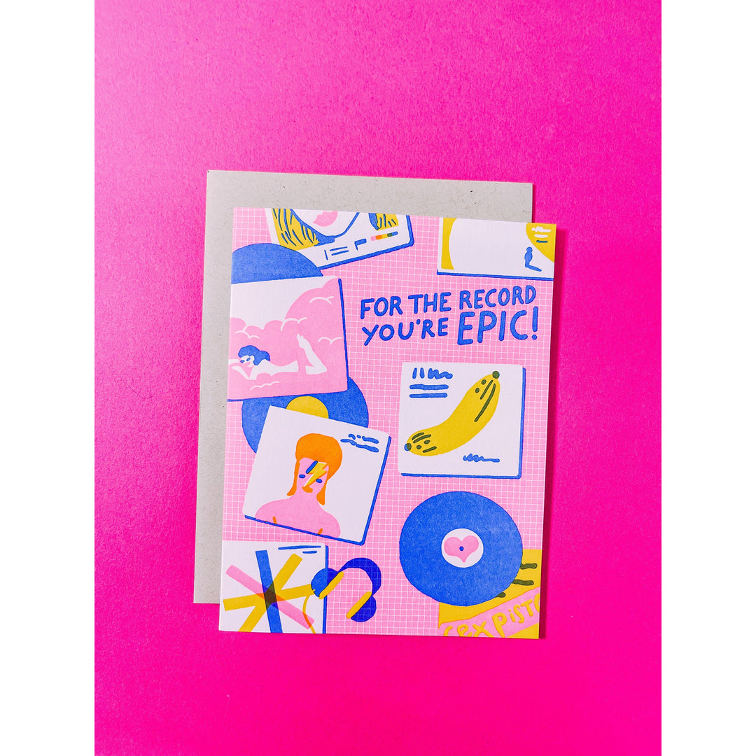 For The Record Card