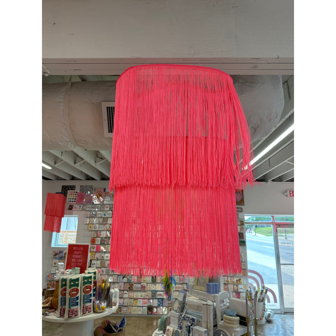 Colorful Fringe Chandeliers