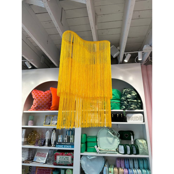 Colorful Fringe Chandeliers