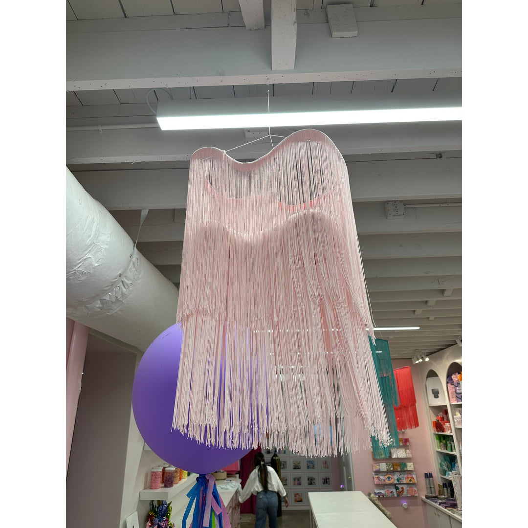 Colorful Fringe Chandeliers
