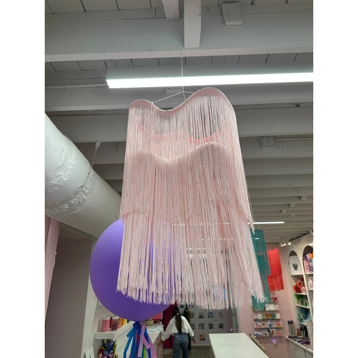 Colorful Fringe Chandeliers