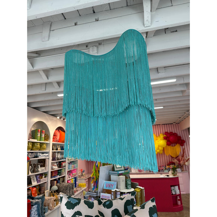 Colorful Fringe Chandeliers