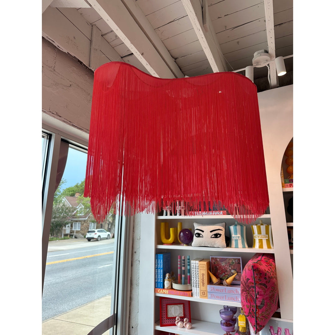 Colorful Fringe Chandeliers
