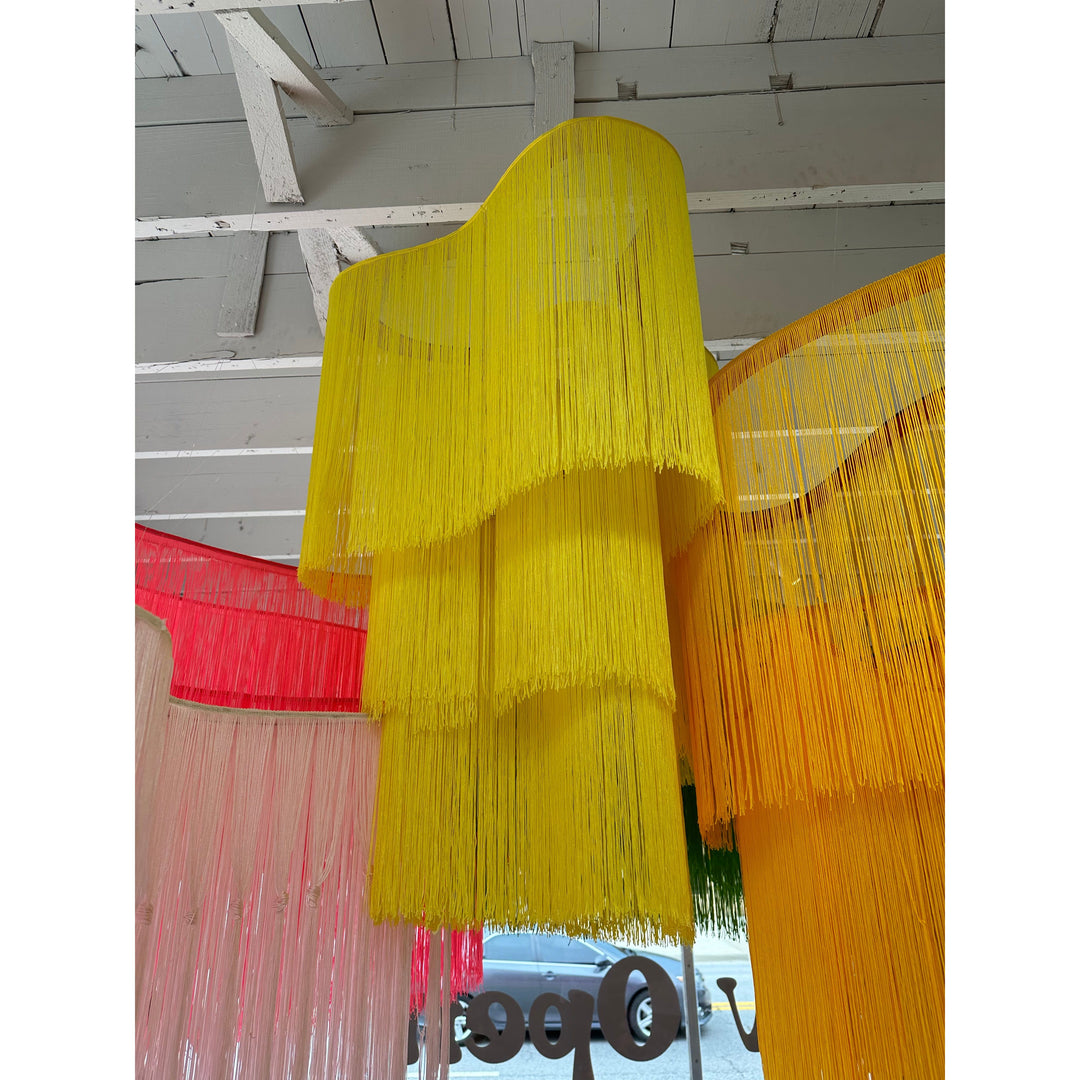 Colorful Fringe Chandeliers