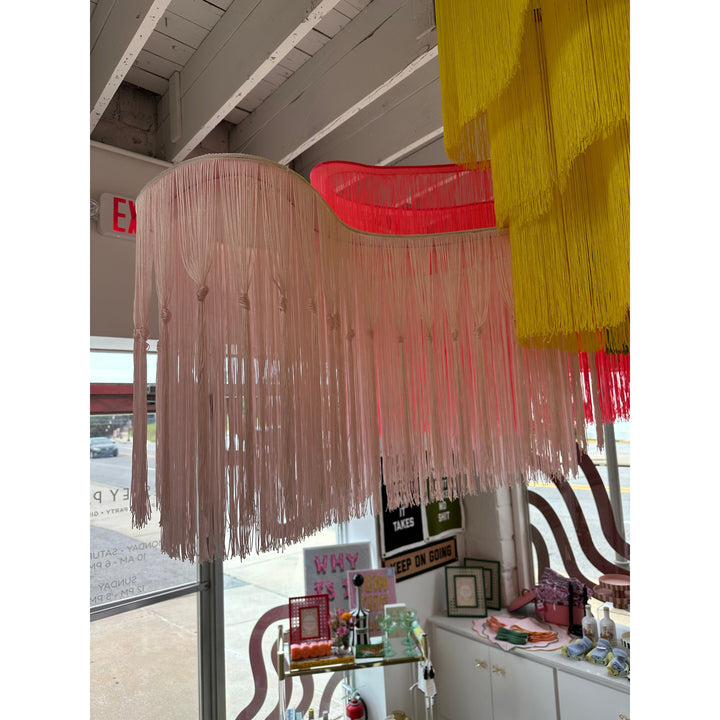 Colorful Fringe Chandeliers