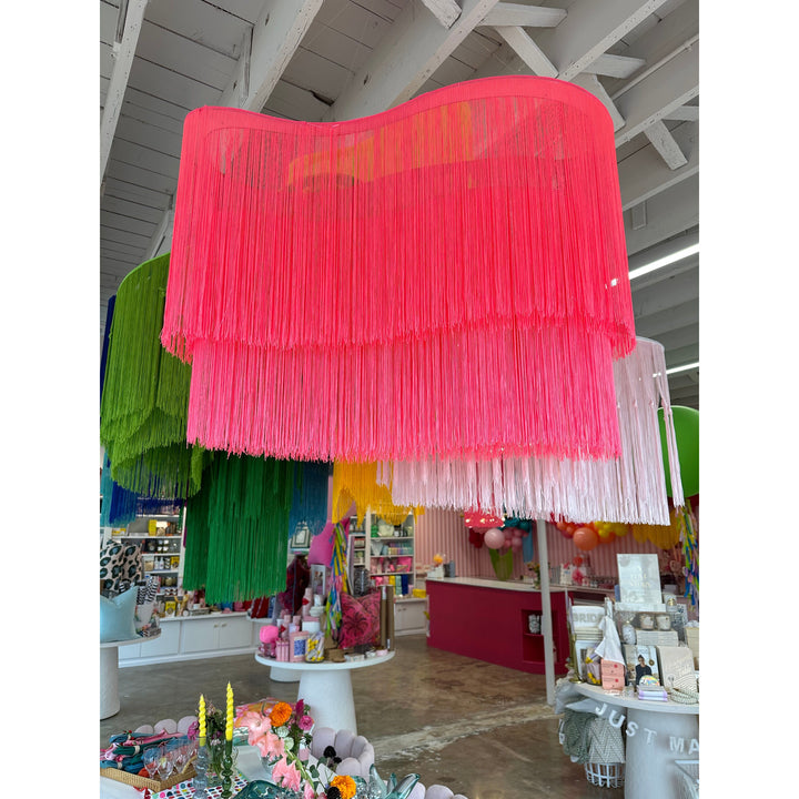 Colorful Fringe Chandeliers