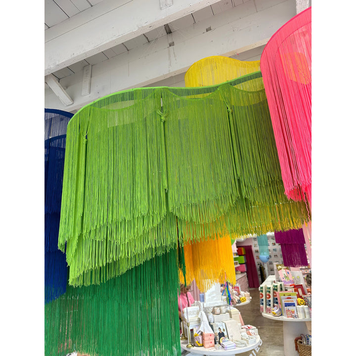Colorful Fringe Chandeliers