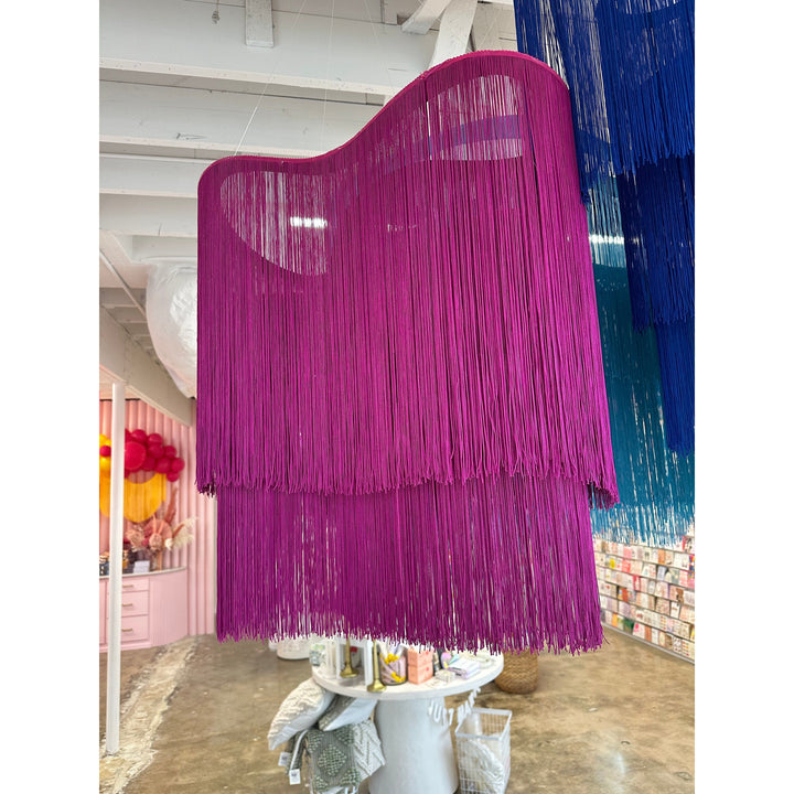 Colorful Fringe Chandeliers