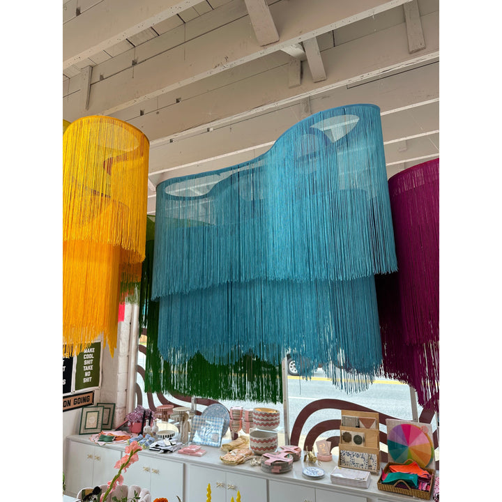 Colorful Fringe Chandeliers