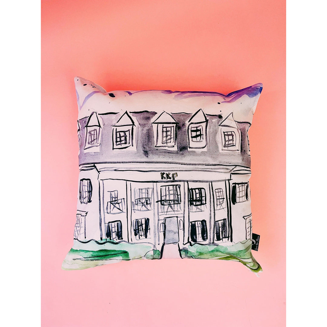 Best House On Maple Pillow