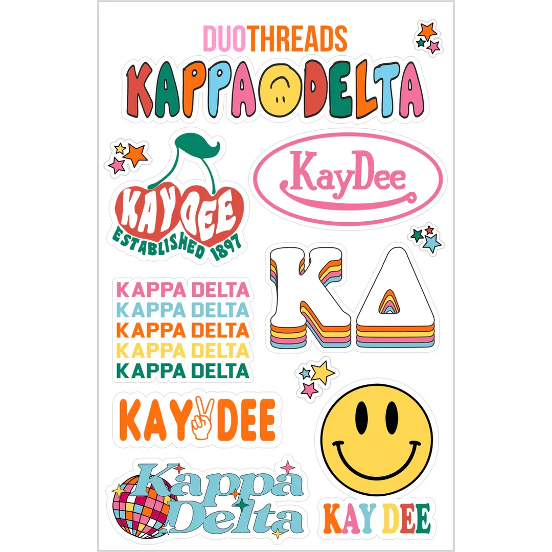 Sorority Sticker Sheet