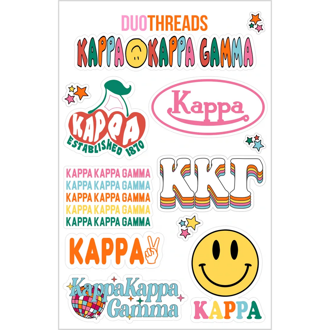 Sorority Sticker Sheet