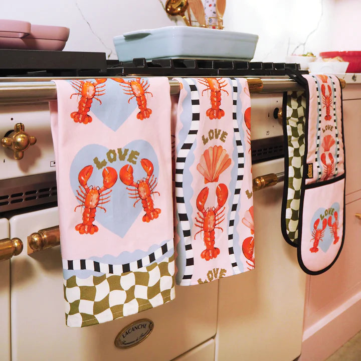 Lobster Love Tea Towel