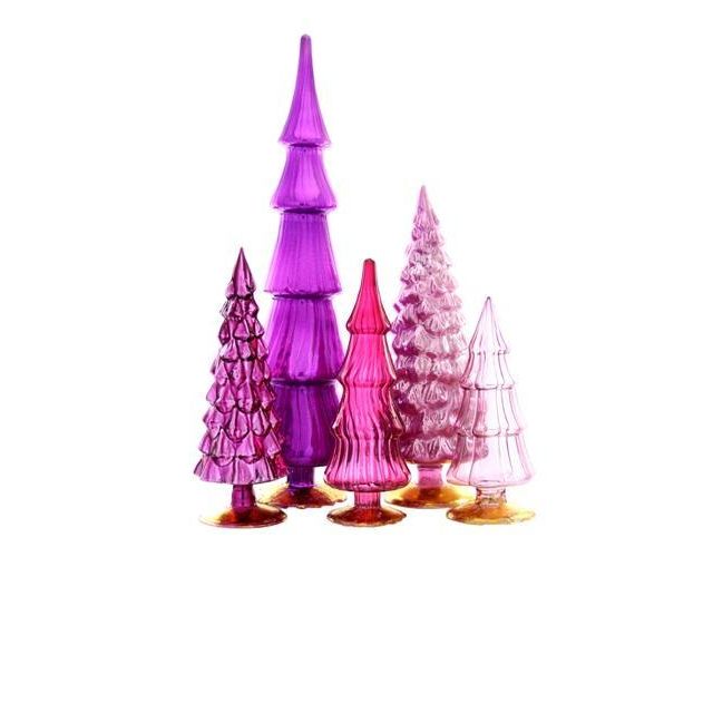 Violet Hue Trees (Set of 3 or 5)