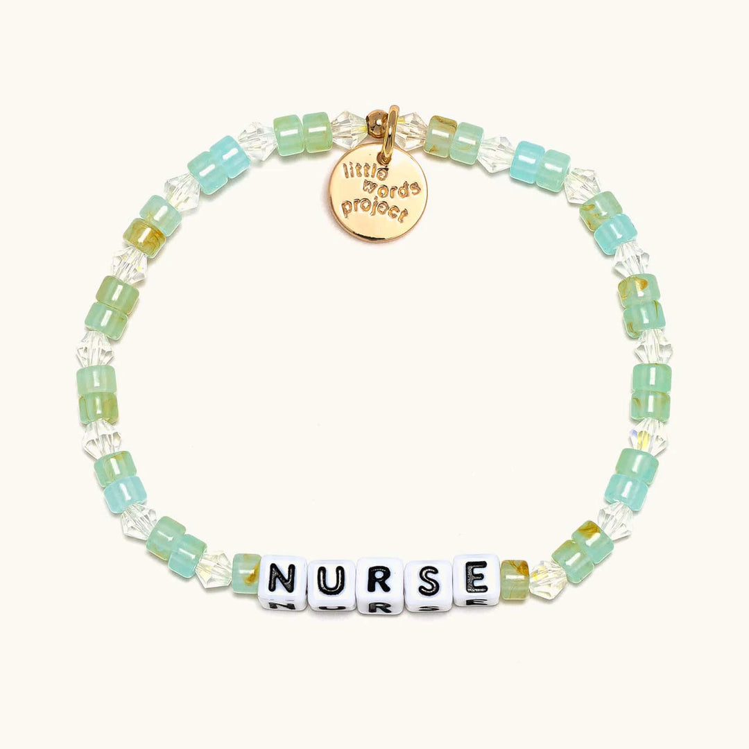 Nurse Sea Glass Bracelet