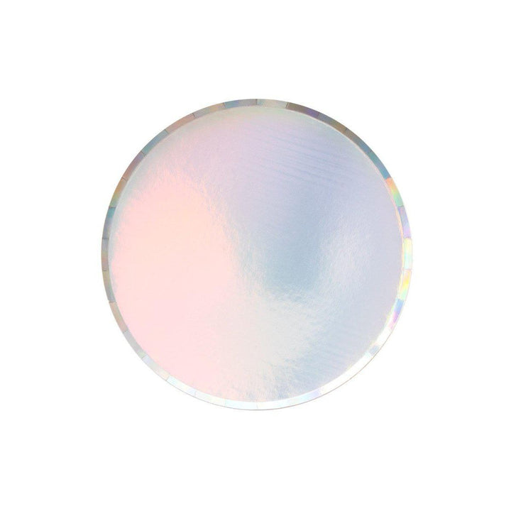 Iridescent Round Plates