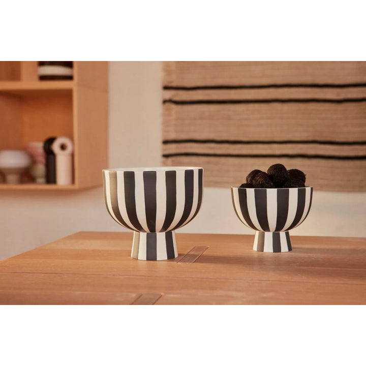 White / Black Toppu Bowl