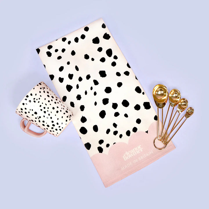 Dalmatian Dot Tea Towel