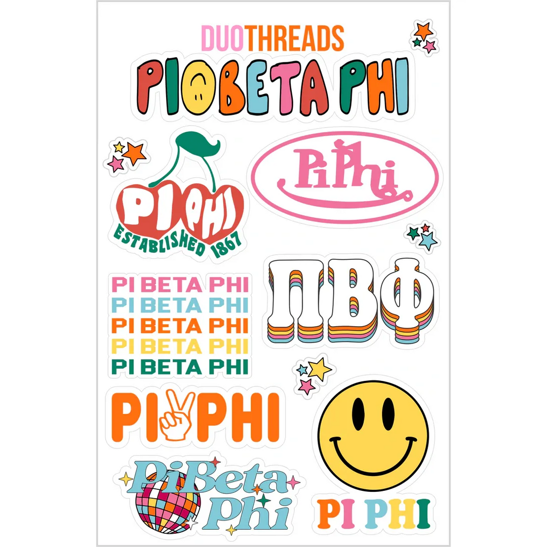 Sorority Sticker Sheet