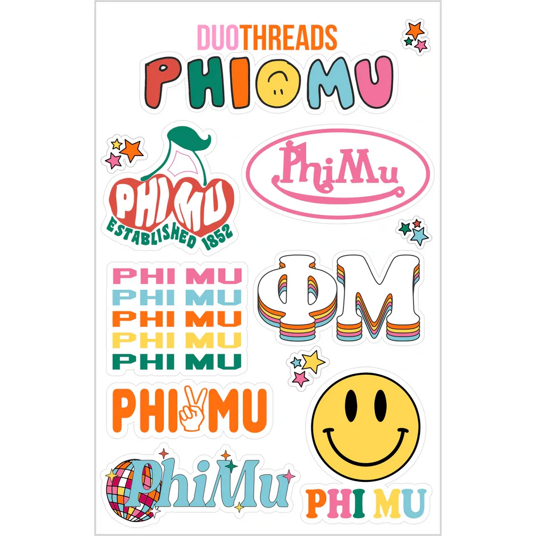 Sorority Sticker Sheet