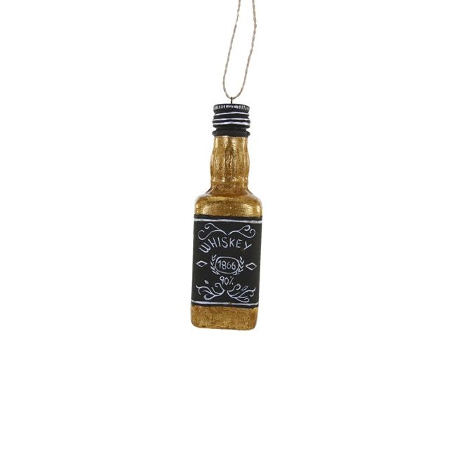 Whiskey Bottle Ornament