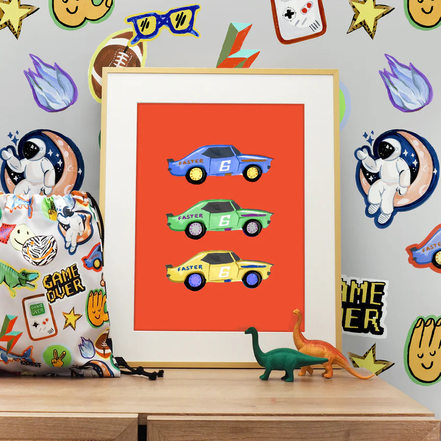 Racing Cars Print