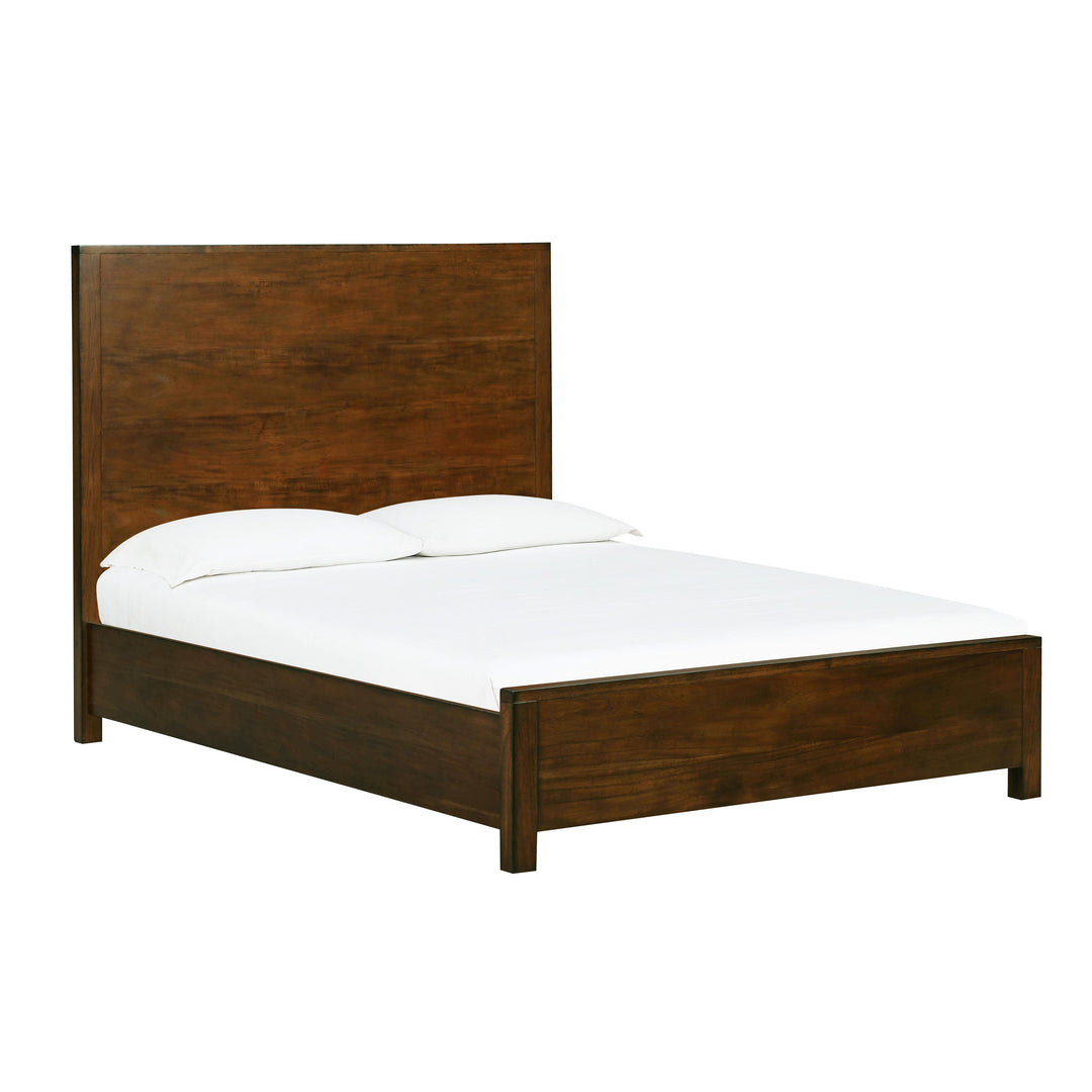 Asheville Vintage Umber Wooden King Bed