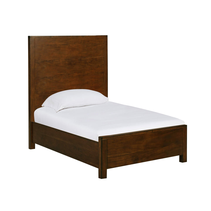 Asheville Vintage Umber Wooden Twin Bed