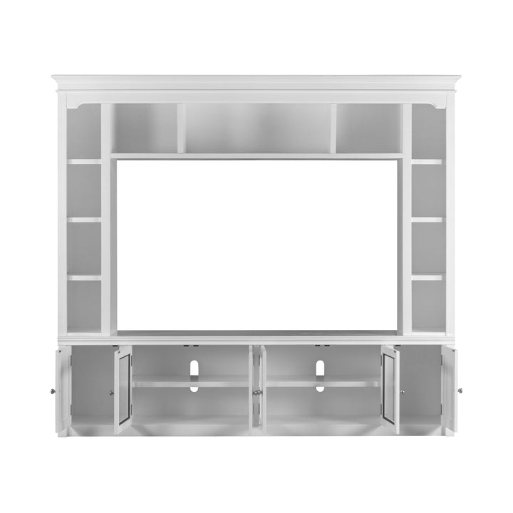 Virginia White Entertainment Center for TVs up to 75"