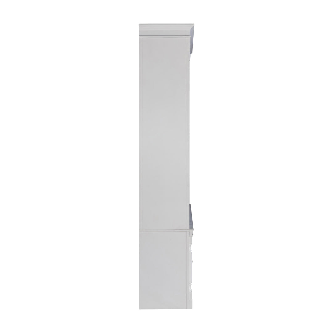 Virginia White Entertainment Center for TVs up to 75"