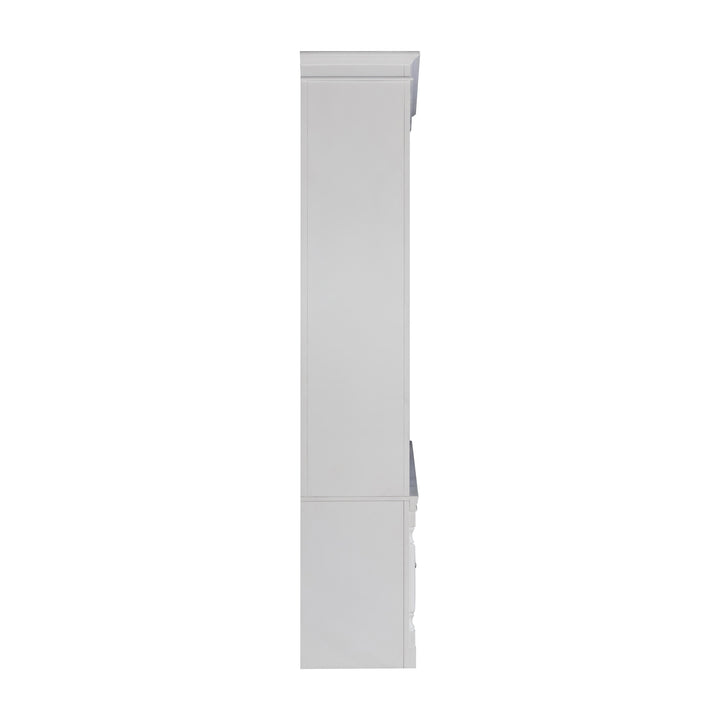 Virginia White Entertainment Center for TVs up to 75"