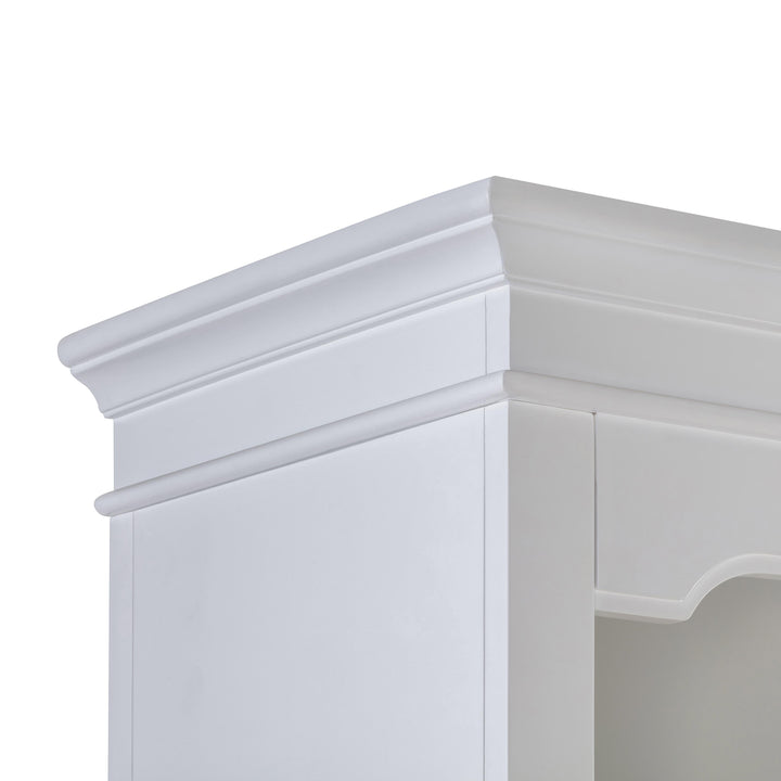 Virginia White Entertainment Center for TVs up to 75"