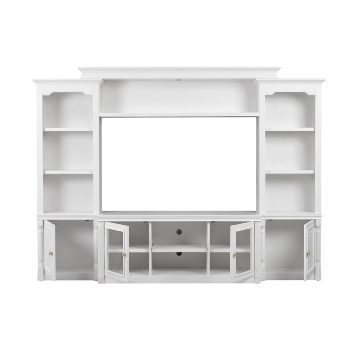 Virginia White Entertainment Center for TVs up to 65"