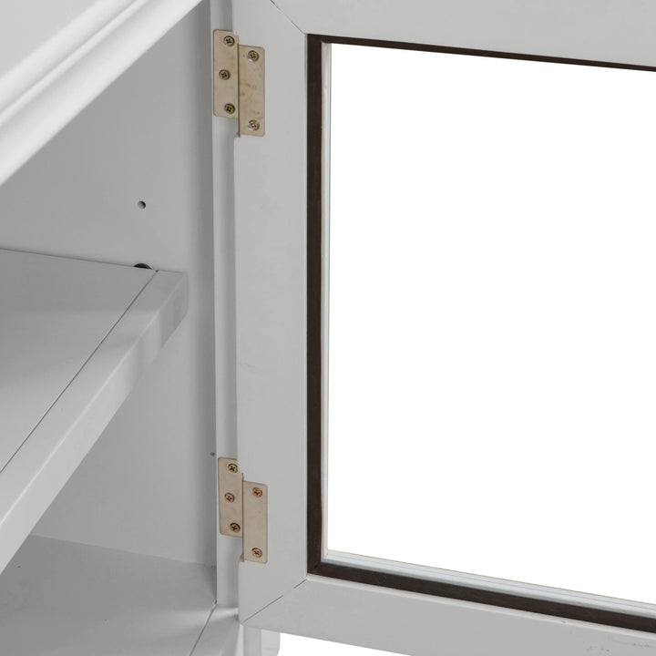 Virginia White Entertainment Center for TVs up to 65"