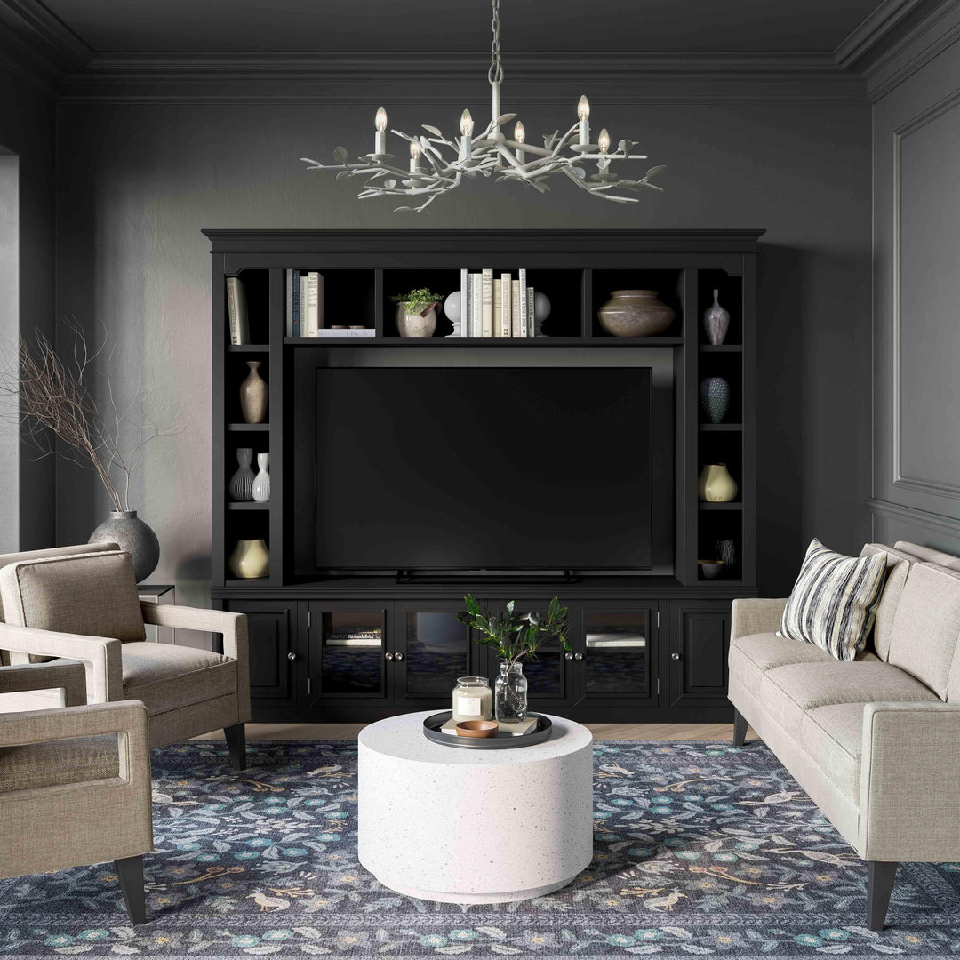 Virginia Charcoal Entertainment Center for TVs up to 75"