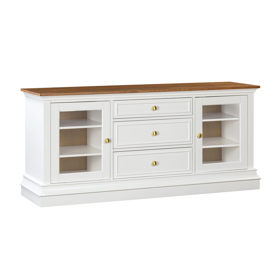 Hudson White Entertainment Console