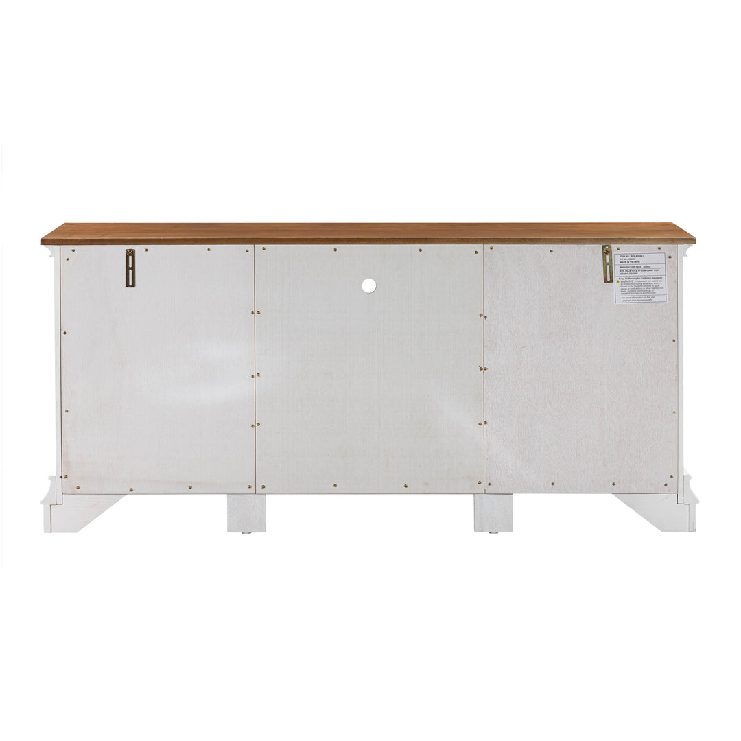 Hudson White Entertainment Console