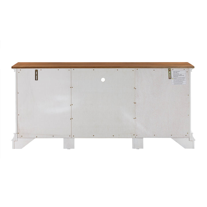 Hudson White Entertainment Console