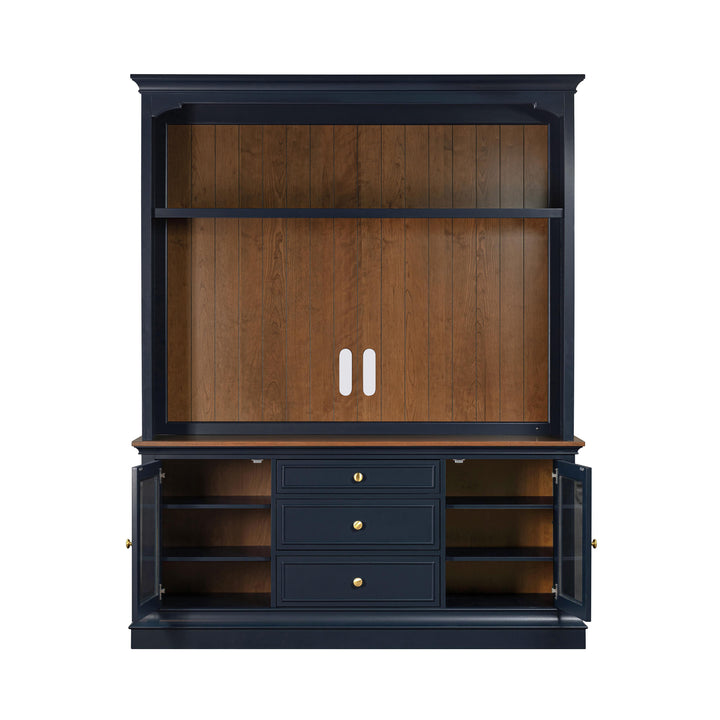 Hudson Blue Entertainment Center for TVs up to 70"
