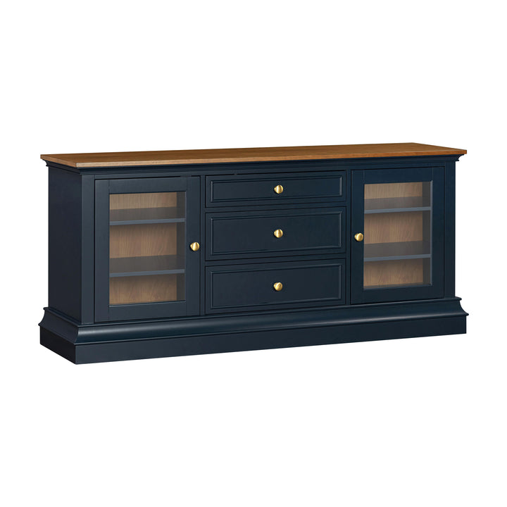 Hudson Blue Entertainment Center for TVs up to 70"