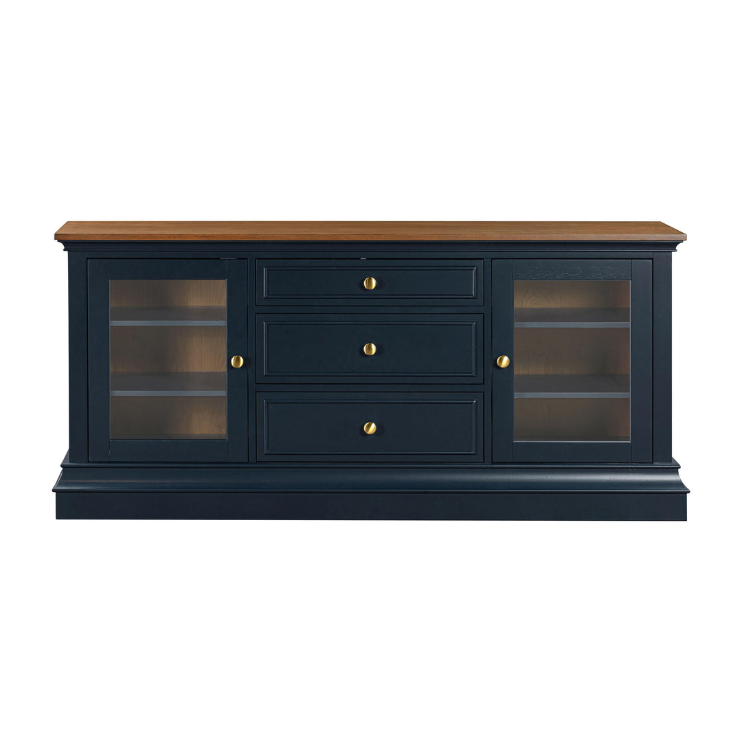 Hudson Blue Entertainment Center for TVs up to 70"