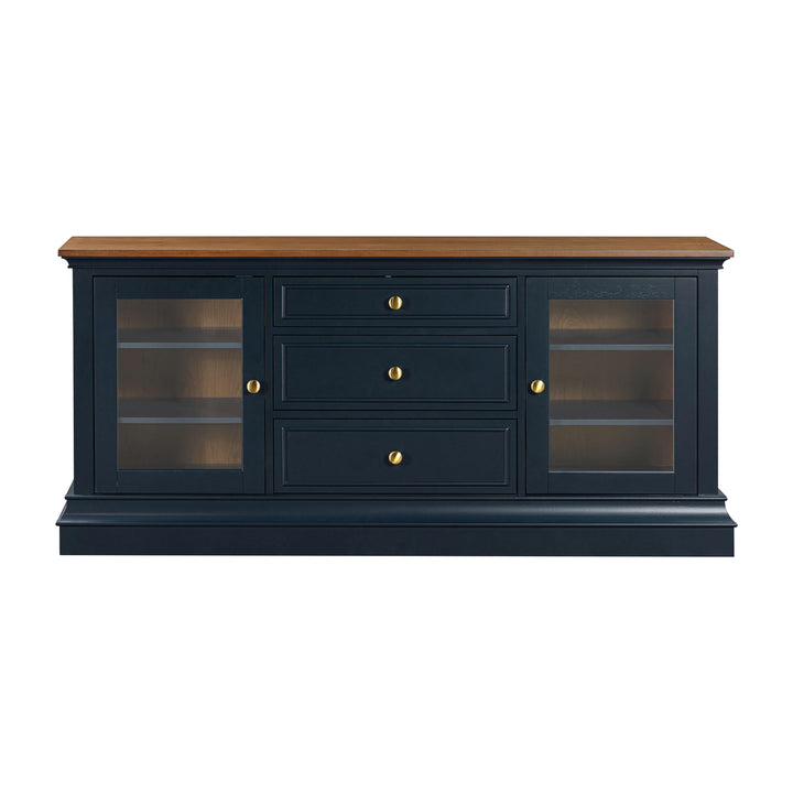 Hudson Blue Entertainment Center for TVs up to 70"