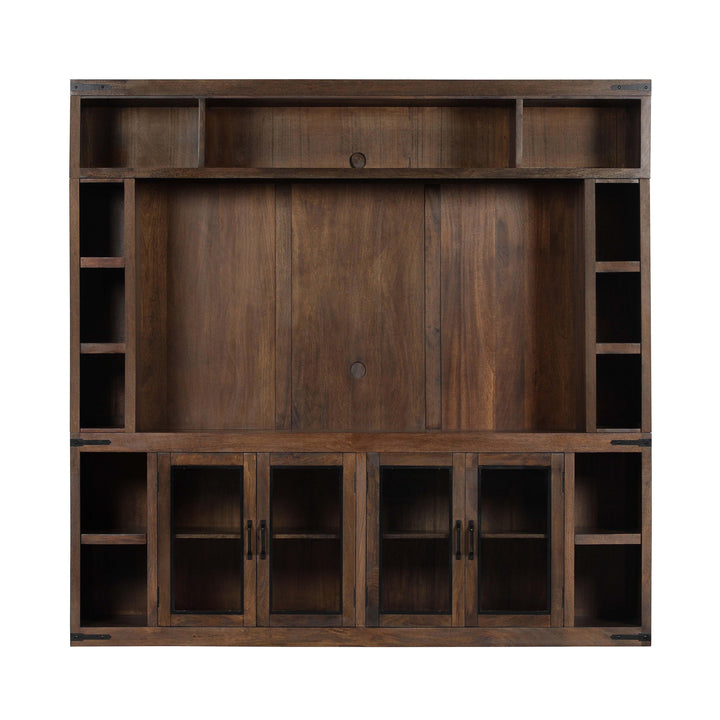 Waylon Rustic Brown Entertainment Center