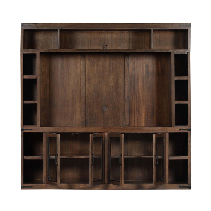 Waylon Rustic Brown Entertainment Center