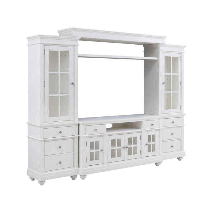 Hampton White Entertainment Center for TVs up to 65"