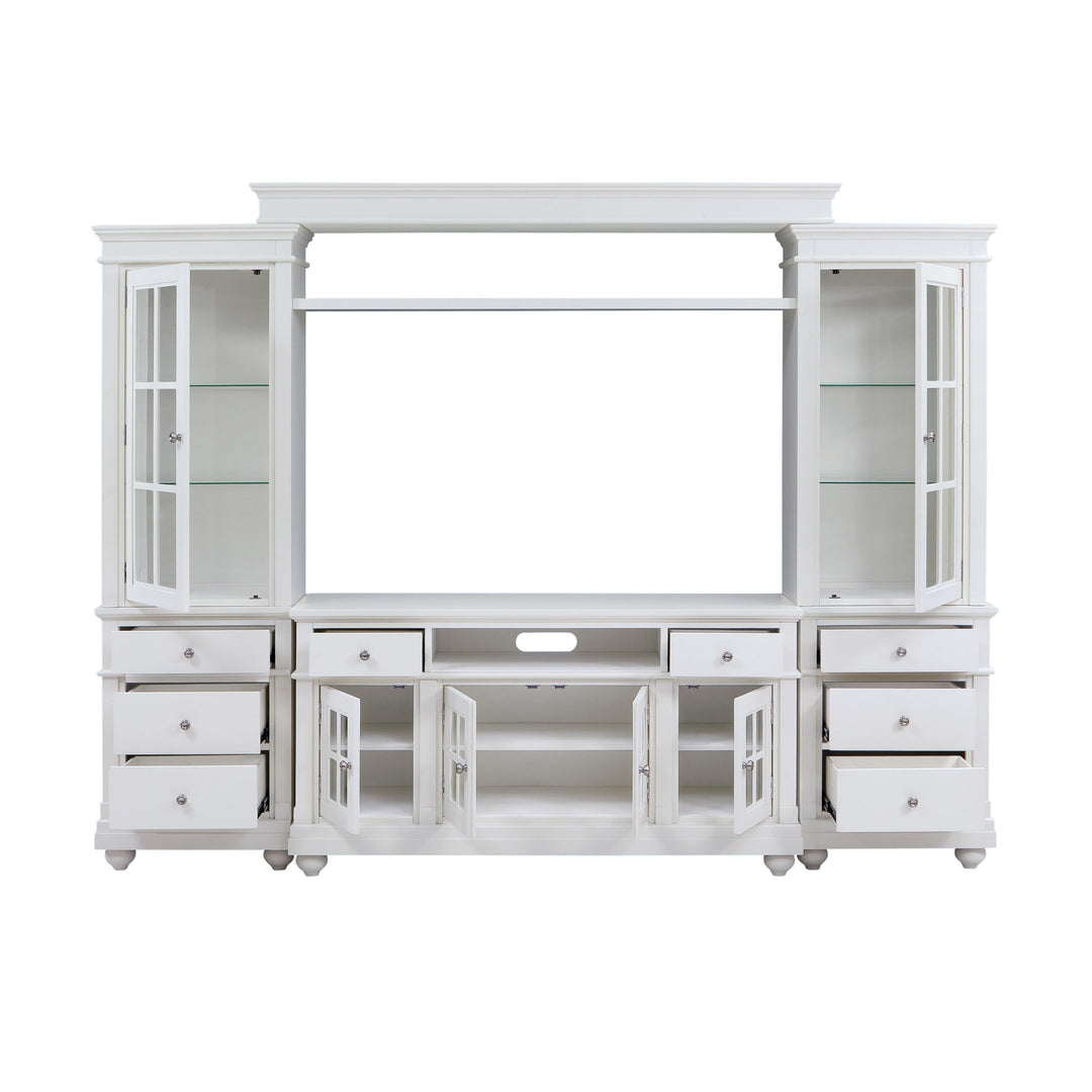 Hampton White Entertainment Center for TVs up to 65"
