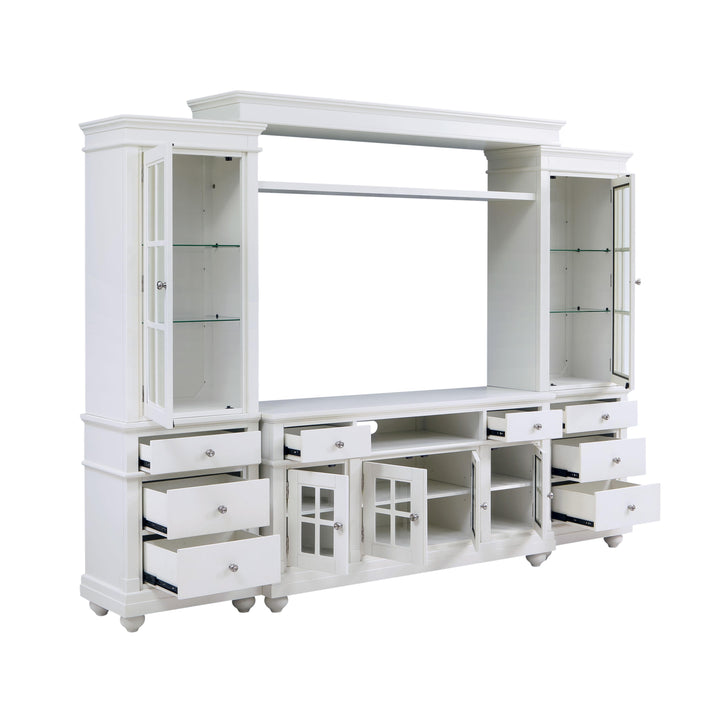 Hampton White Entertainment Center for TVs up to 65"